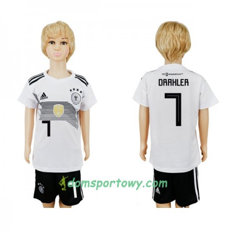 Koszulka Niemcy Draxler 7 Dziecięcy Domowe Koszulki Piłkarskie Mistrzostwa Świata 2018